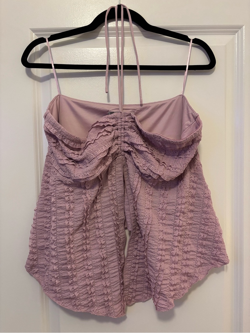 NEW. UNWORN. Urban Outfitters Lavender Crochet-Detail Cami